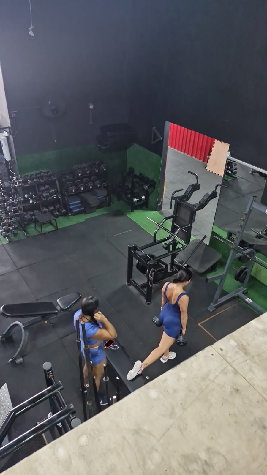 Área de musculação - Treino livre